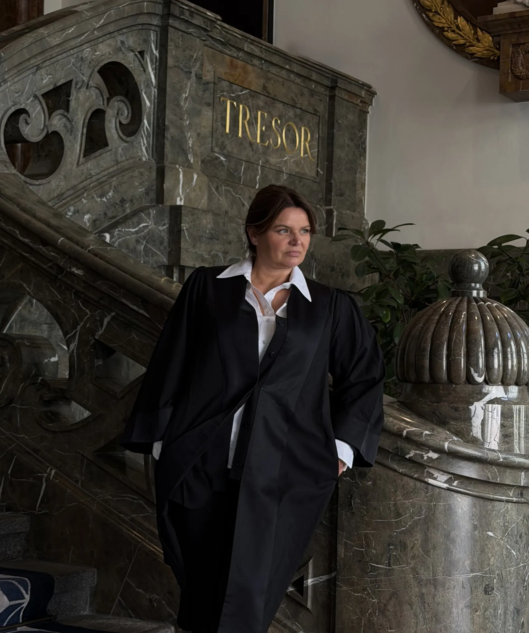 Anja Czech in Robe